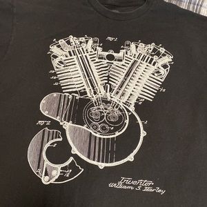 You are looking at a Harley motor graphic logo T-shirt, Ann Arbor size 2 XL
